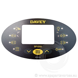 Overlay for SP1200 Oval Touch Panel