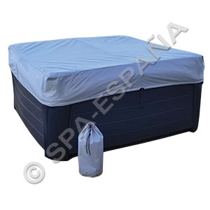 Protection Cover Cap 7ft (2133mm) Square Grey Fabric