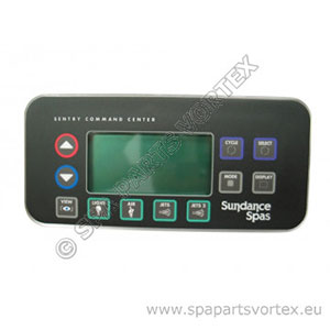Sundance Spas 850 Export Touch Control Panel (2 pump + Air)