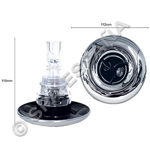 LVJ 4.5 inch Crystal Series Twin Roto Jet