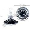 LVJ 4.5 inch Crystal Series Twin Roto Jet