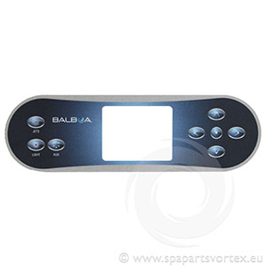 Balboa TP700 Overlay (1 Pump, Light, Aux)