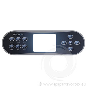 Balboa TP700 Overlay (4 Pump, Light, Aux)